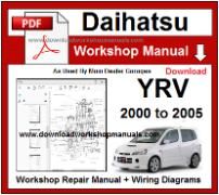 Daihatsu YRV Service Repair Workshop Manual Download